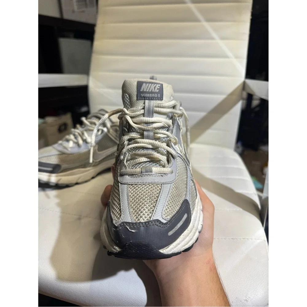 Nike Vomero 5 Zoom Air Grey Mesh Running Sneakers